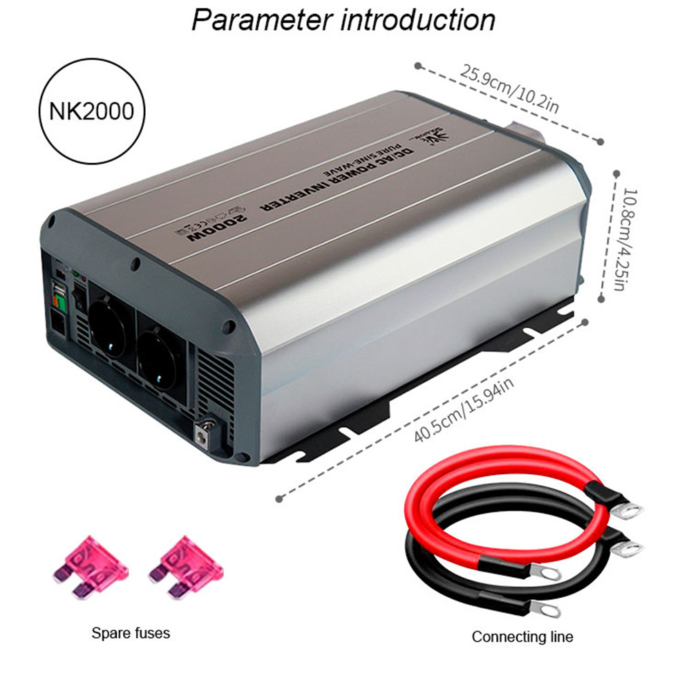 2000W Pure sine inverter with APP PC remote controller swicth-details8